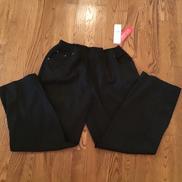 rebecca malone elastic waist jeans